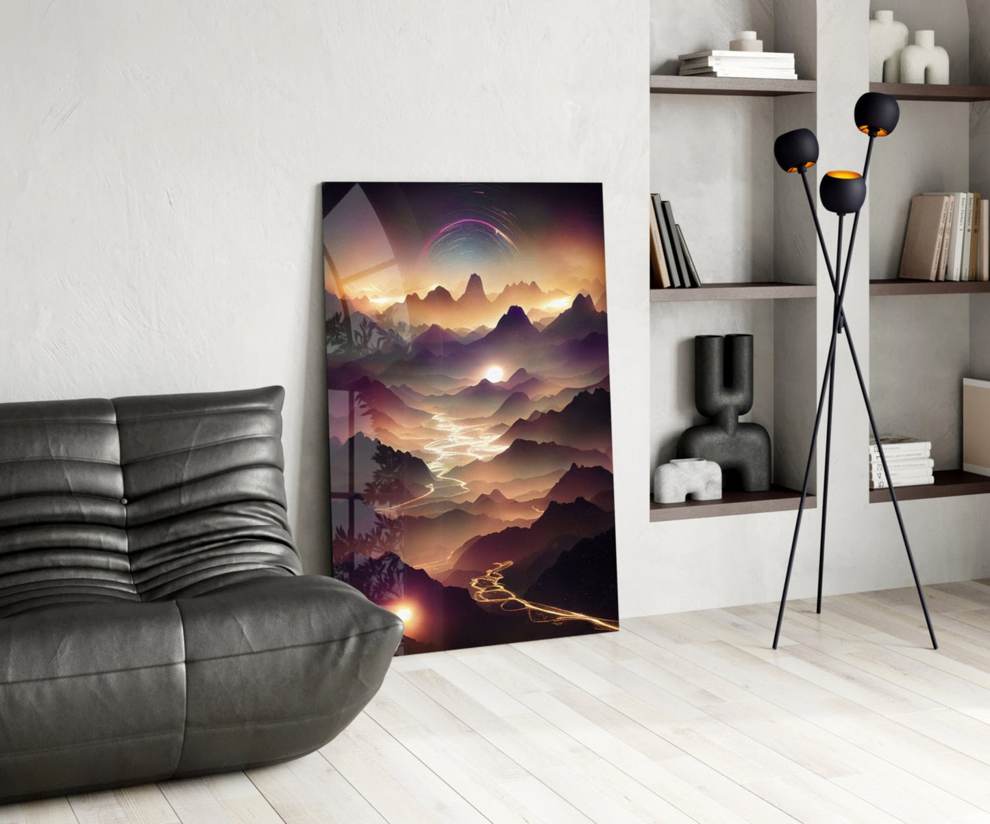 Lavas Glass Wall Art  || Designer Collection