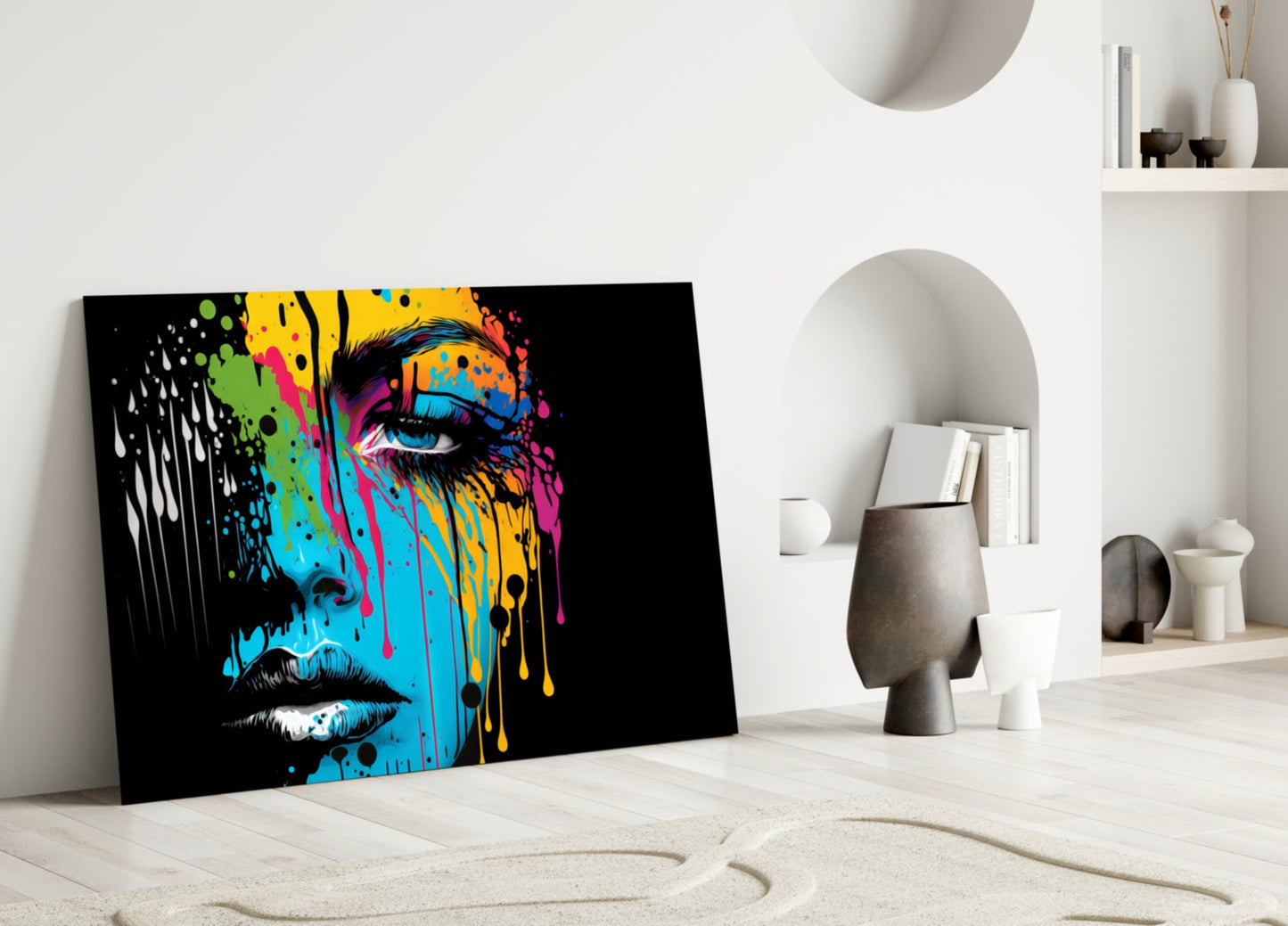 Melting Beauty Glass Wall Art  || Designer Collection