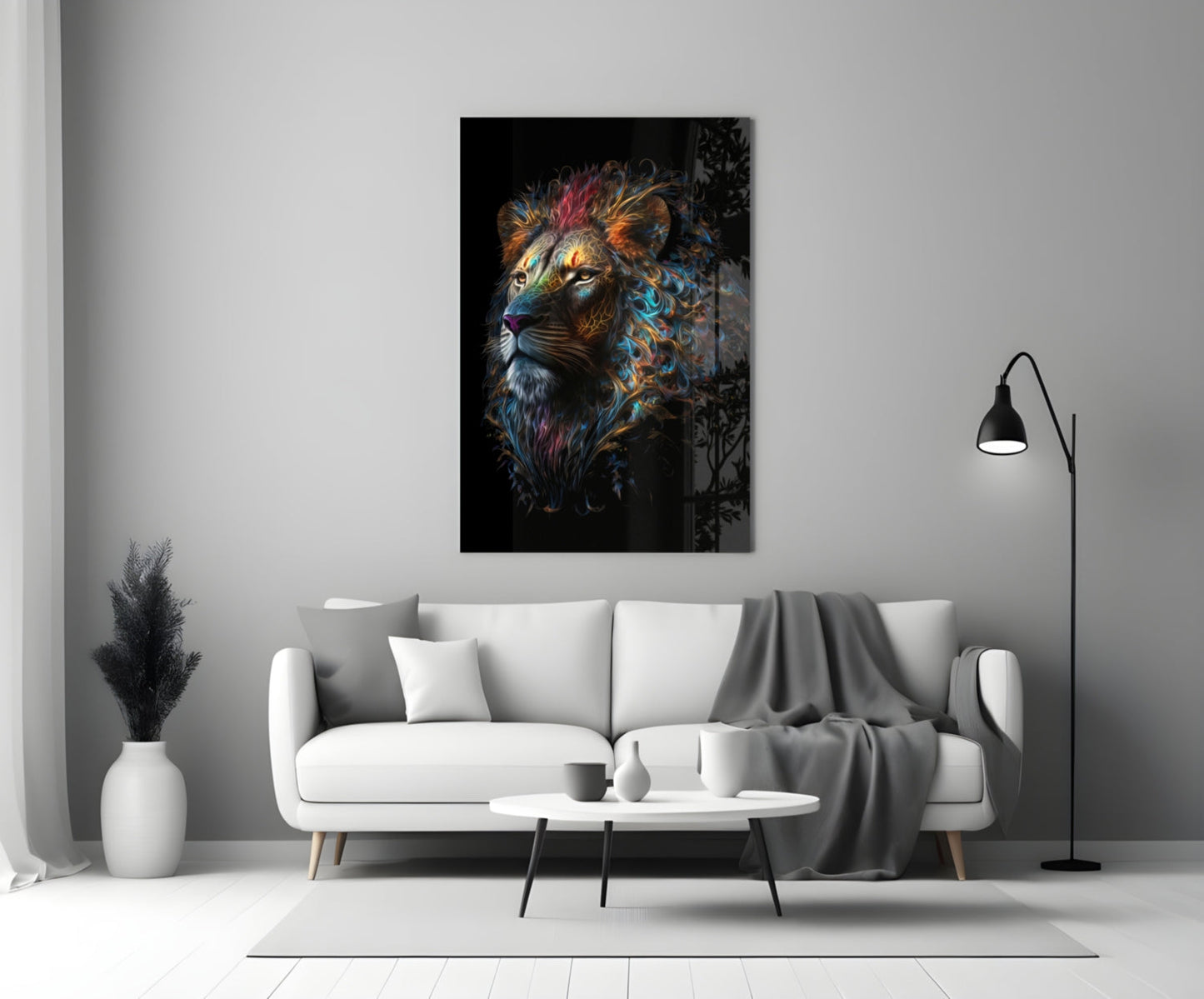 Sparkling Glory Glass Wall Art  || Designer Collection