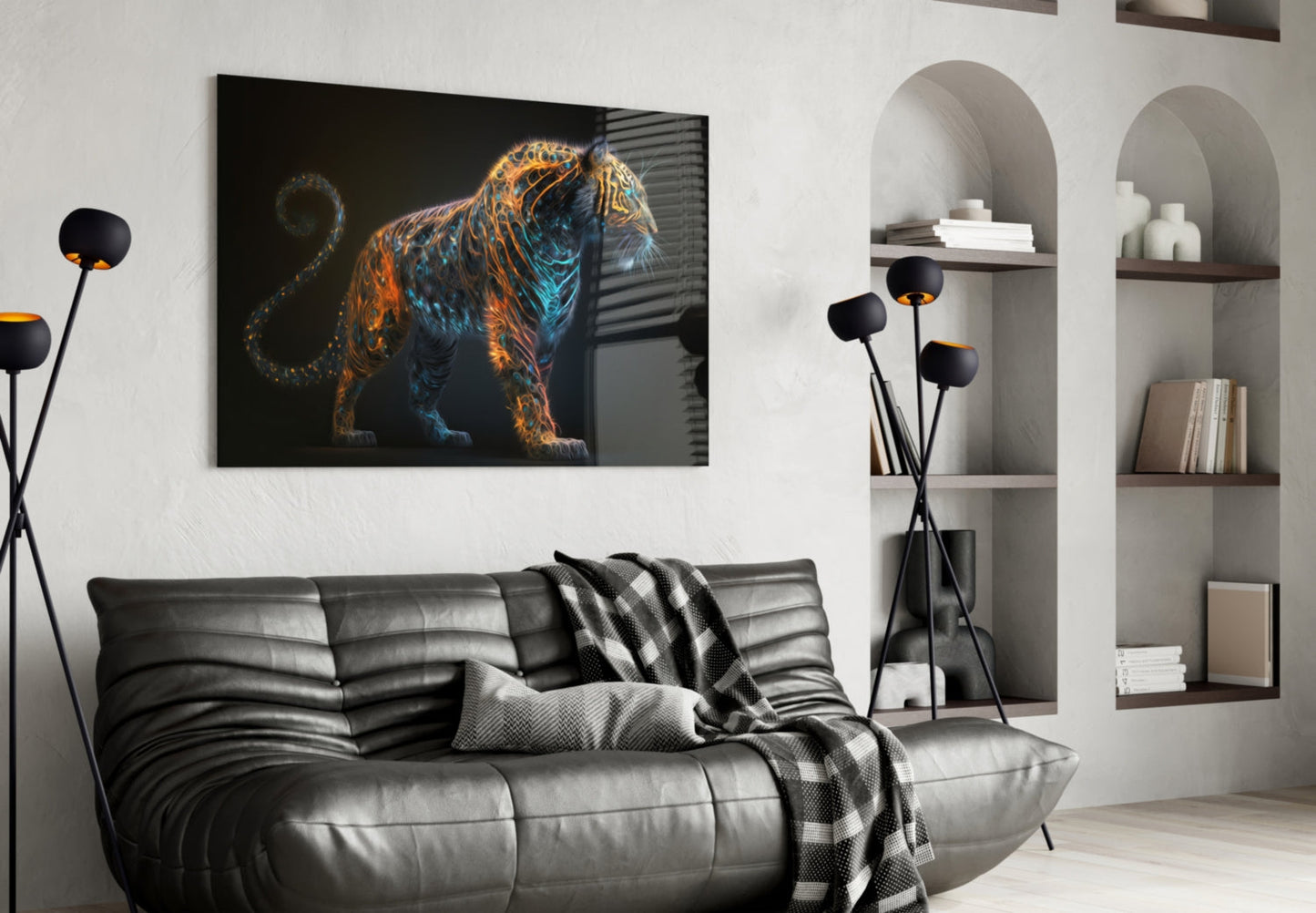 Sparkling Glory Glass Wall Art  || Designer Collection