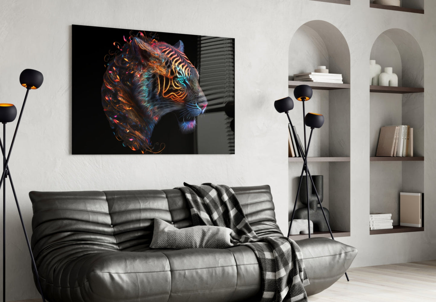 Sparkling Glory Glass Wall Art  || Designer Collection