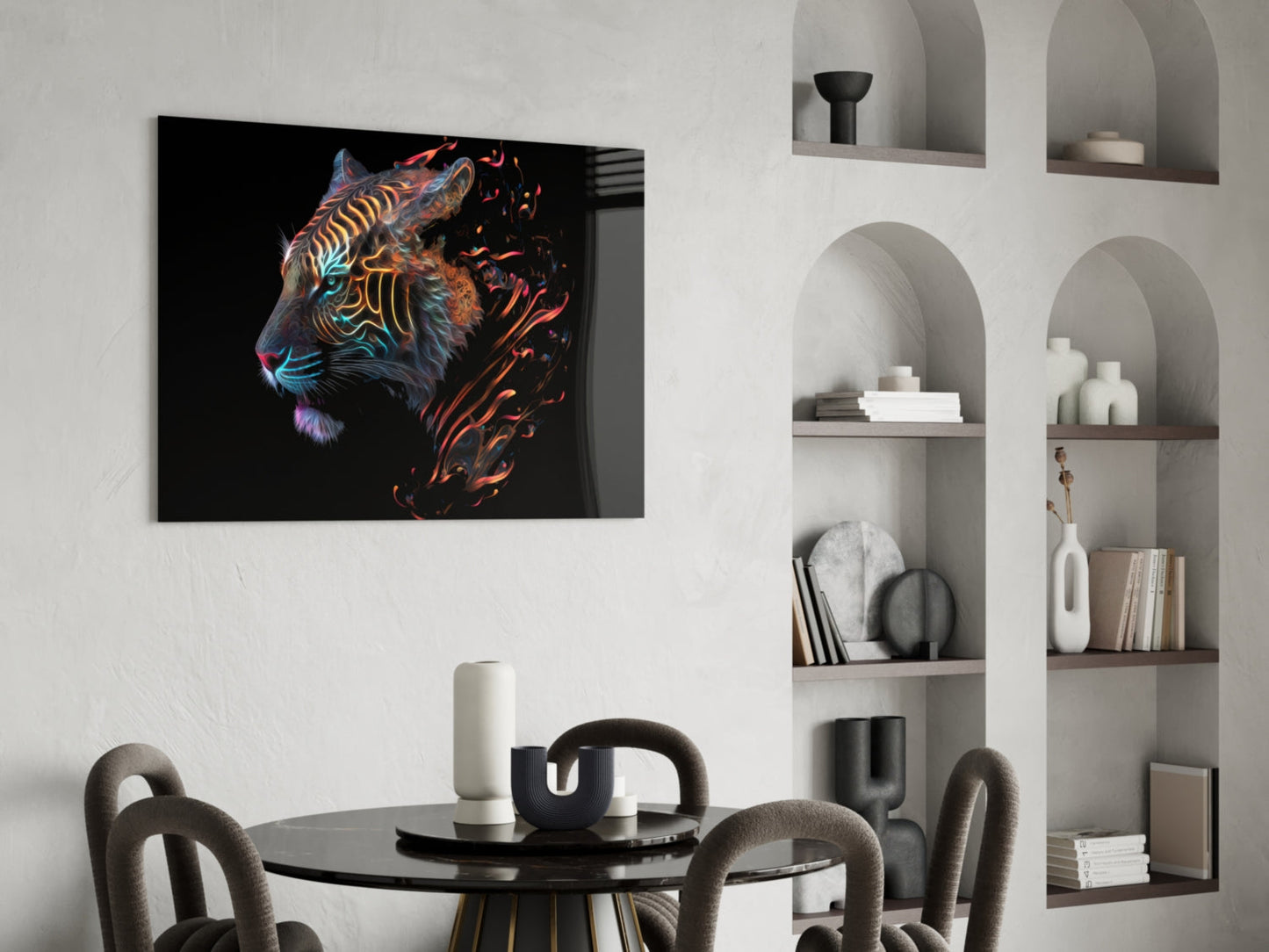 Sparkling Glory Glass Wall Art  || Designer Collection