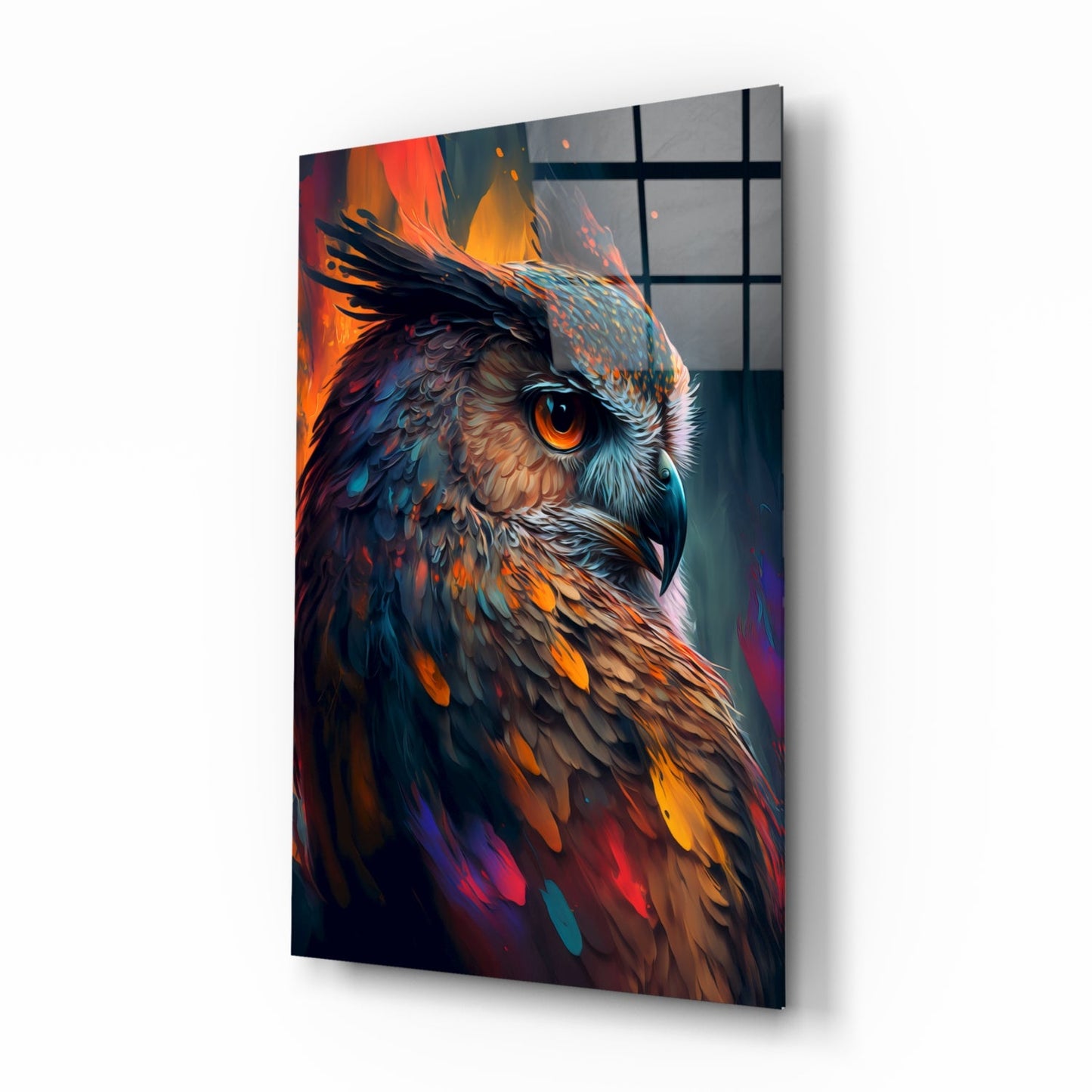 Owl's Eye Glass Wall Art  || Designer Collection