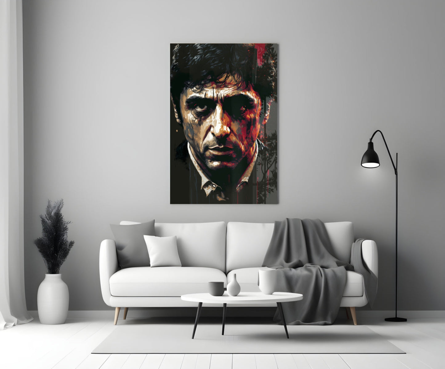 Al Pacino Glass Wall Art  || Designer Collection
