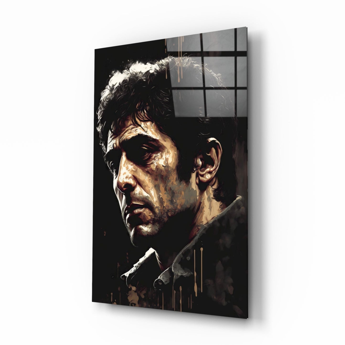 Al Pacino Glass Wall Art  || Designer Collection