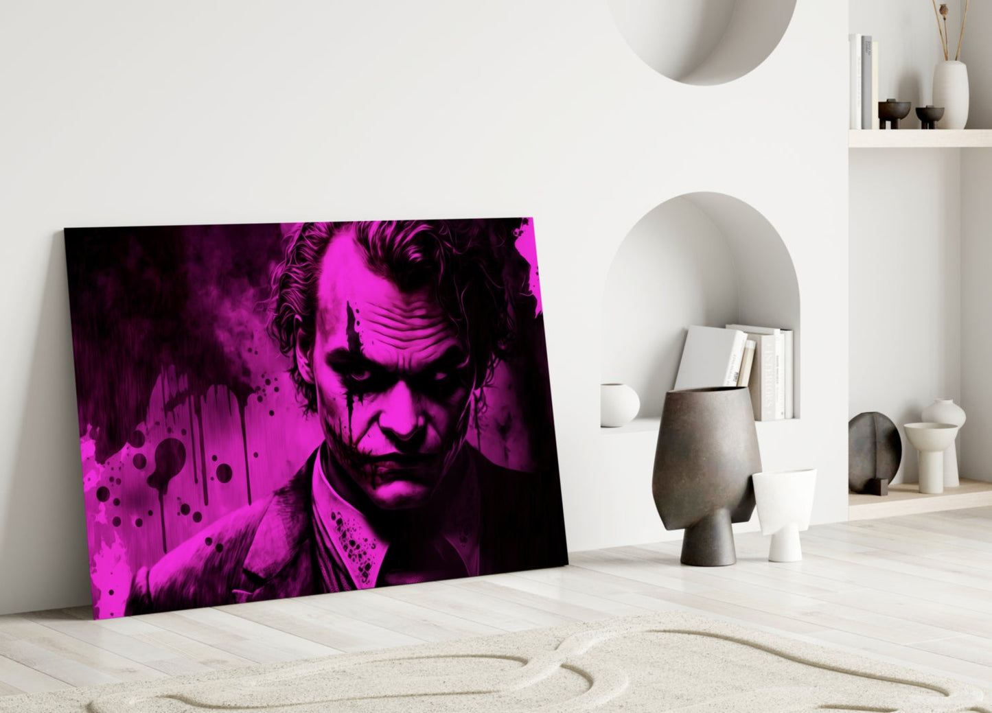Joker Glass Wall Art  || Designer Collection