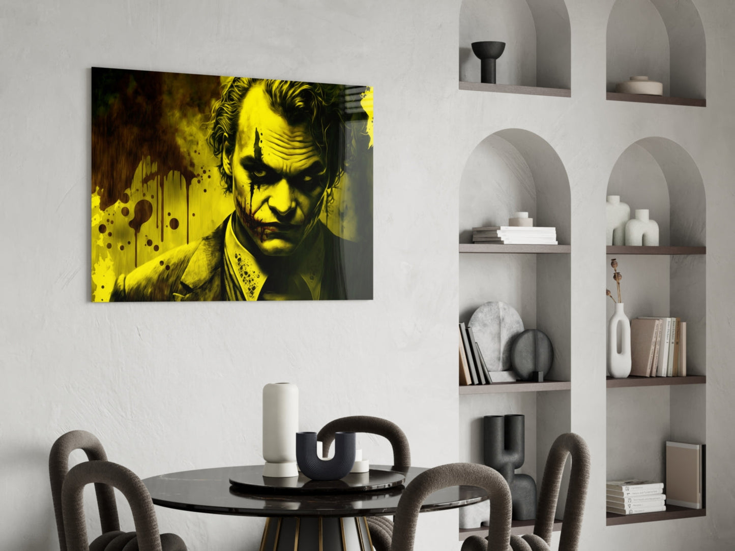 Joker Glass Wall Art  || Designer Collection