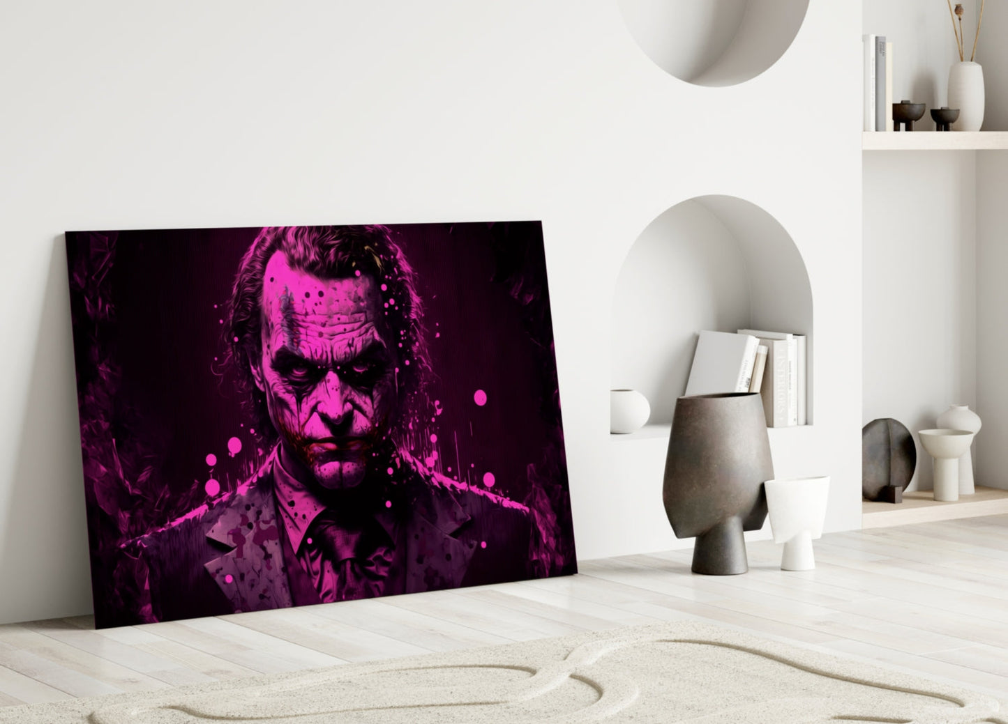 Joker Glass Wall Art  || Designer Collection