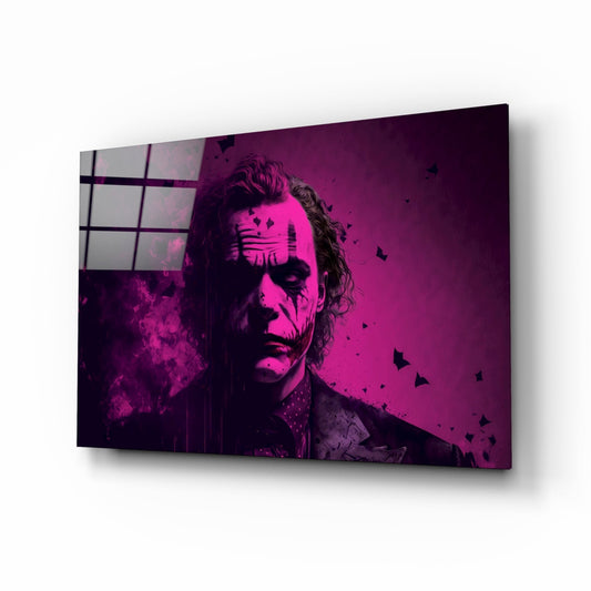 Joker Glass Wall Art  || Designer Collection