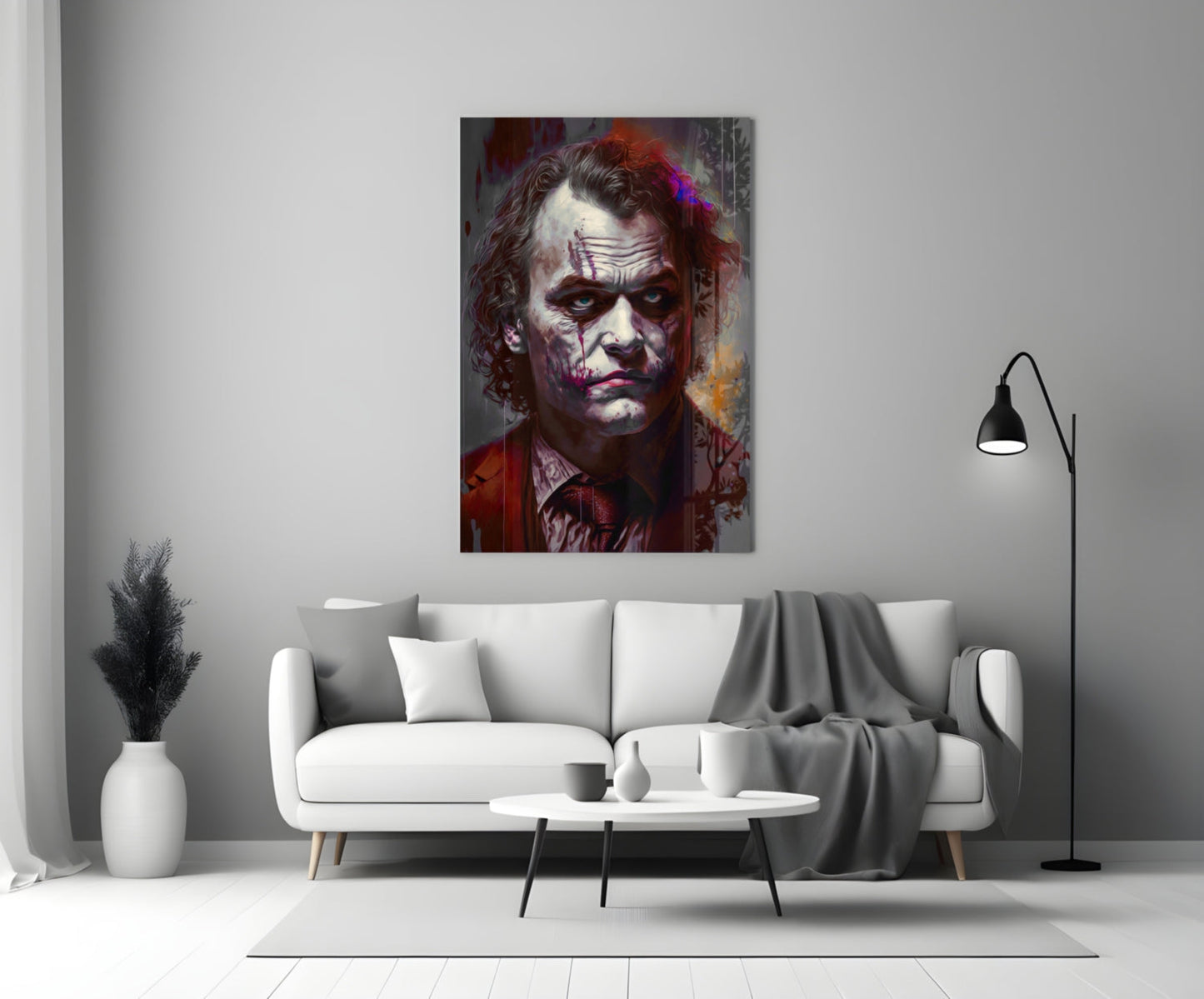 Joker Glass Wall Art  || Designer Collection