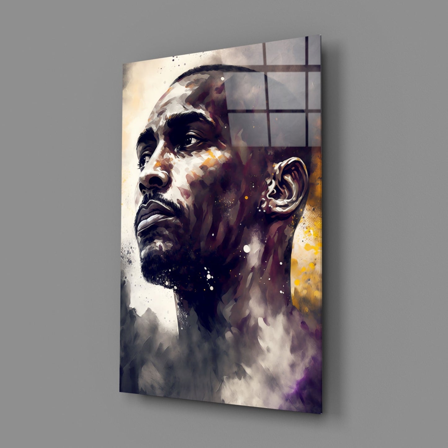 Kobe Bryant Glass Wall Art  || Designer Collection