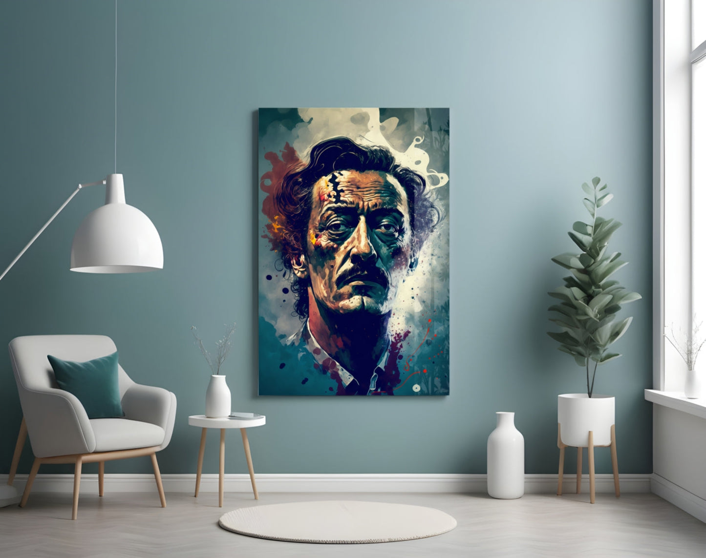 Salvador Dali Glass Wall Art  || Designer Collection