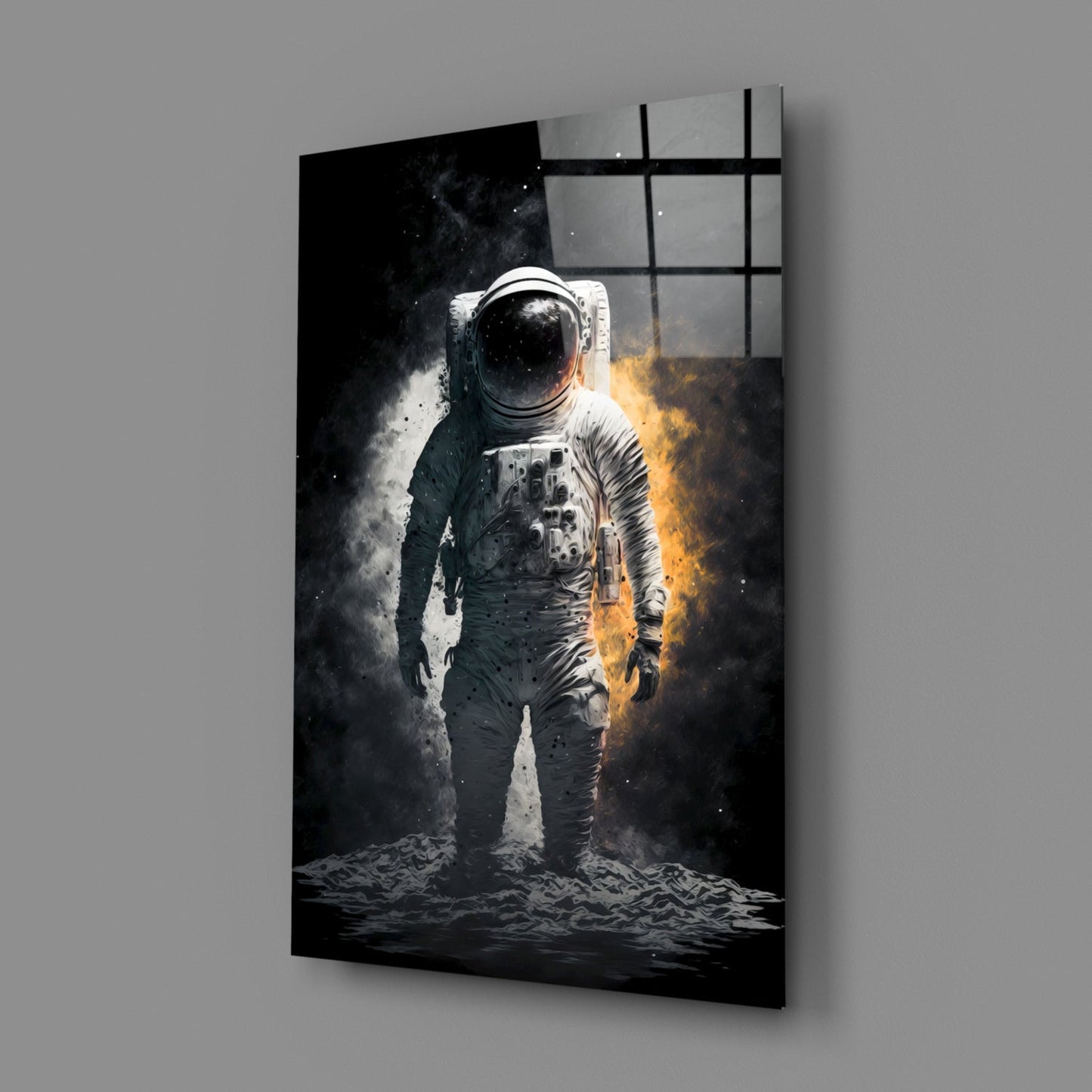 Astronaut  Glass Wall Art  || Designer Collection