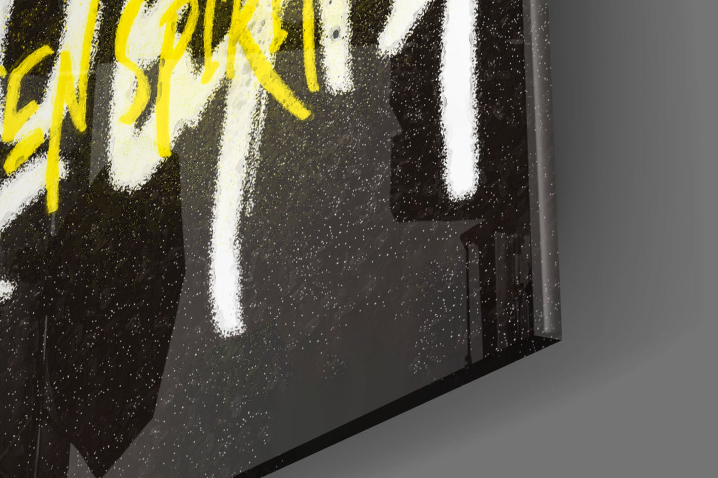 Kurt Cobain Glass Wall Art || Designer Collection