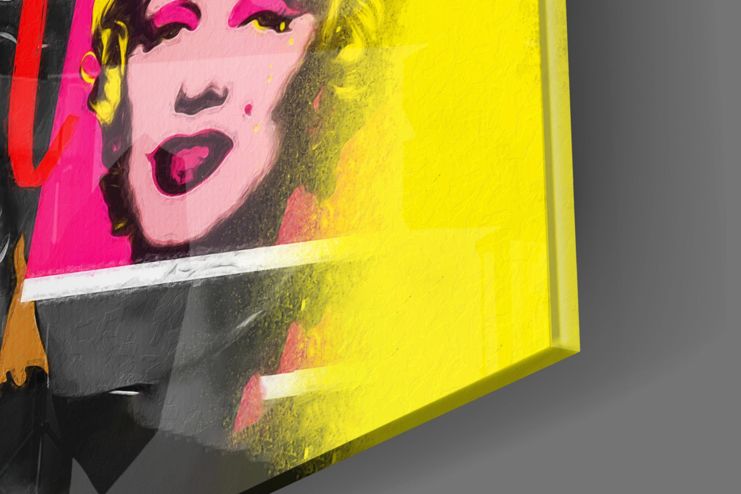 Andy Warhol vs Jean-Michel Basquiat Glass Wall Art || Designer Collection