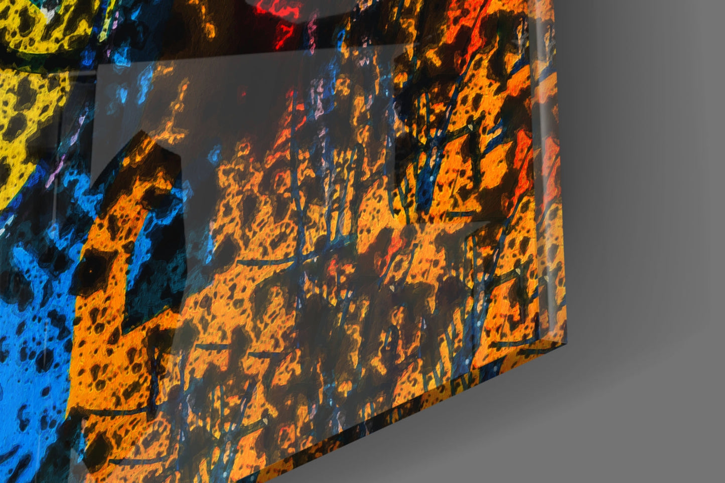 Style of Jean-Michel Basquiat Glass Wall Art || Designer Collection