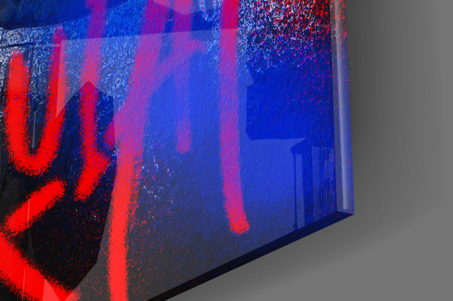 Andy Warhol vs Jean-Michel Basquiat Glass Wall Art || Designer Collection