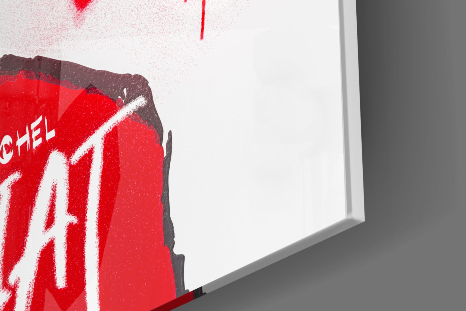 Style of Jean-Michel Basquiat Glass Wall Art || Designer Collection