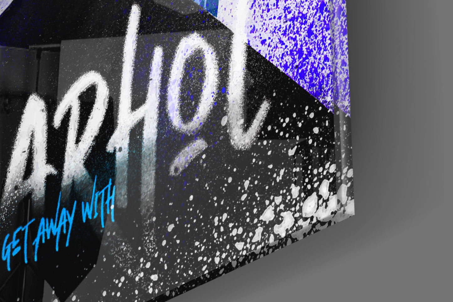Andy Warhol Glass Wall Art || Designer Collection