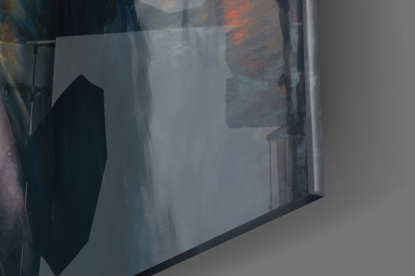 Stand Womanly Glass Wall Art || Designer Collection