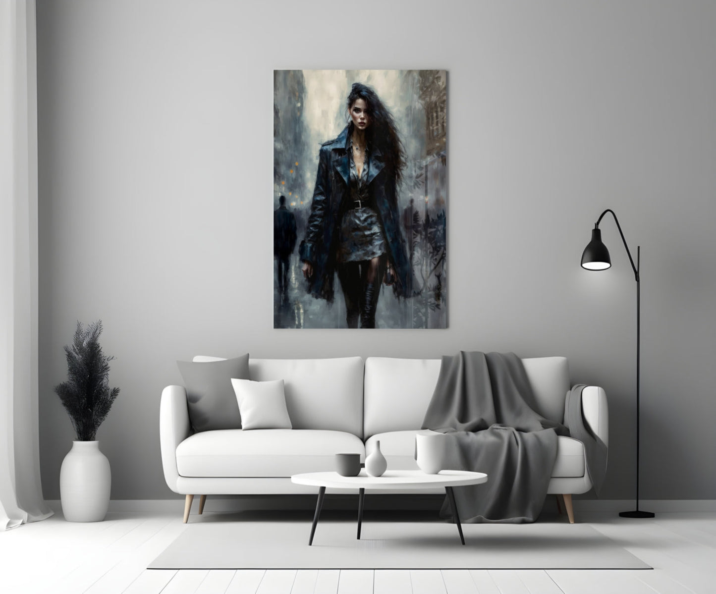 Walk Womanly Glass Wall Art || Designers Collection
