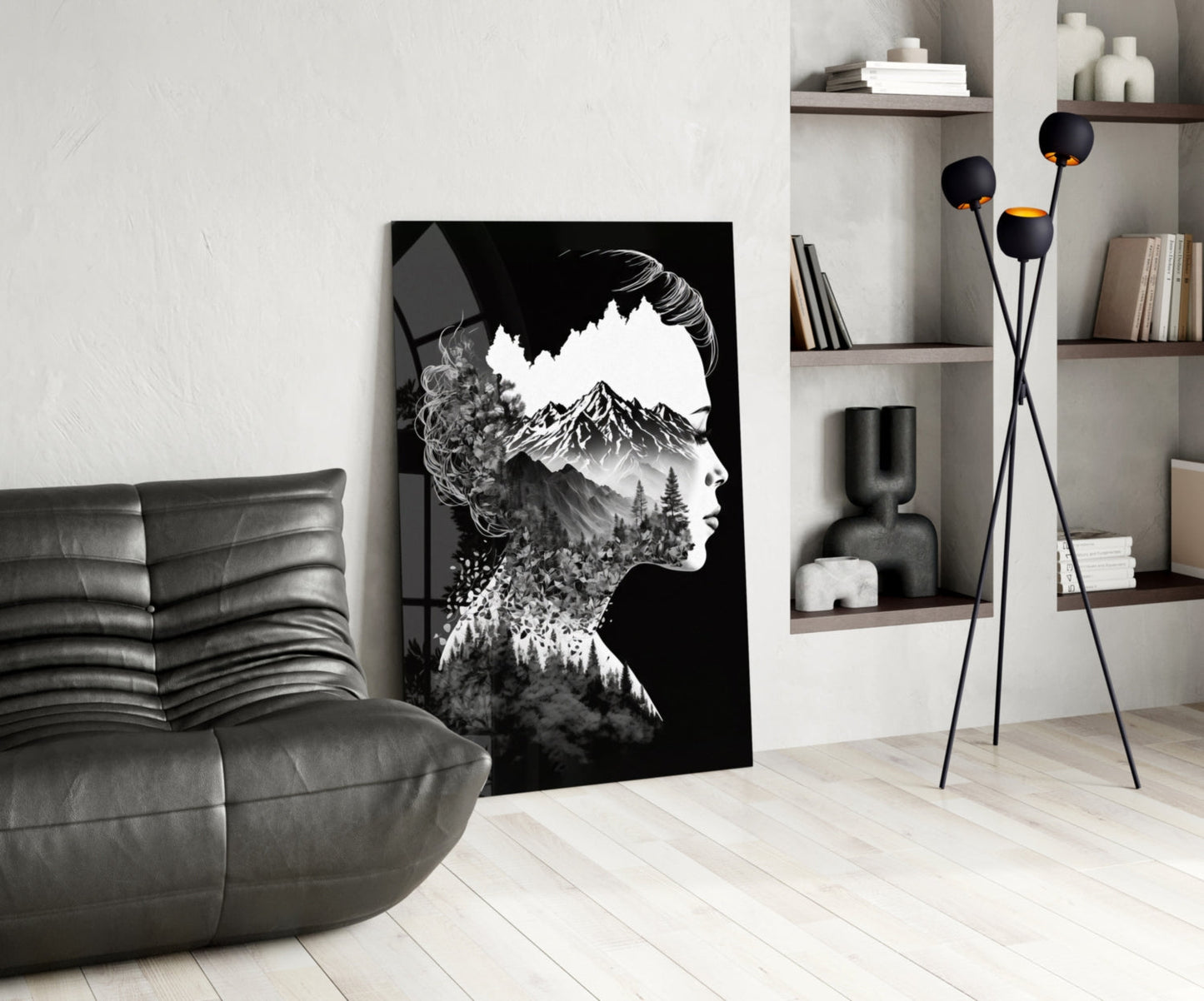 Forest in my Mind Glass Wall Art || Designer Collection