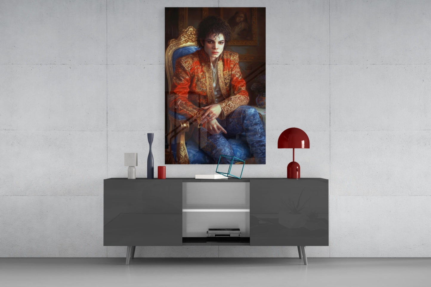 Michael Jackson  Glass Wall Art || Designer Collection