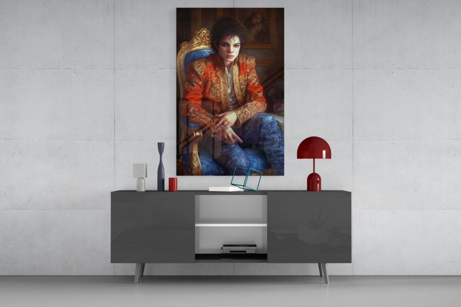 Michael Jackson  Glass Wall Art || Designer Collection