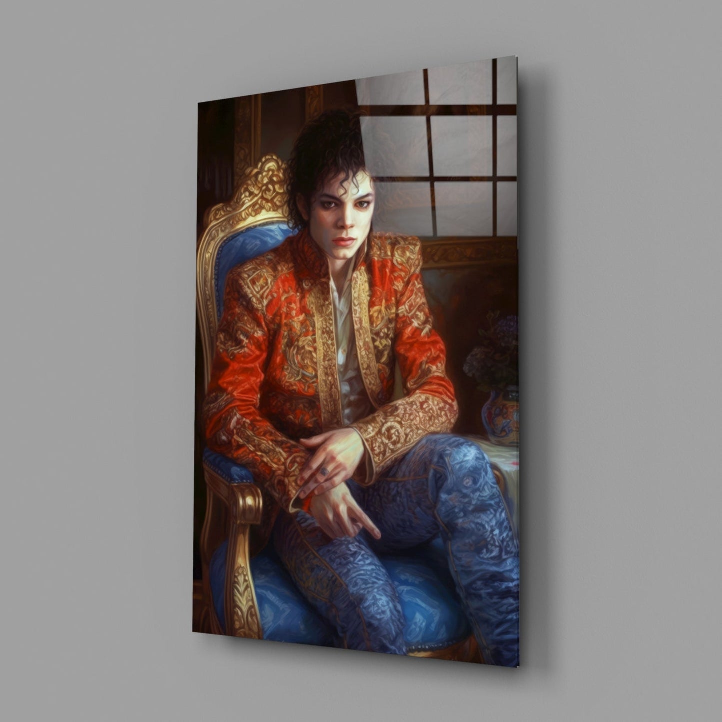 Michael Jackson  Glass Wall Art || Designer Collection