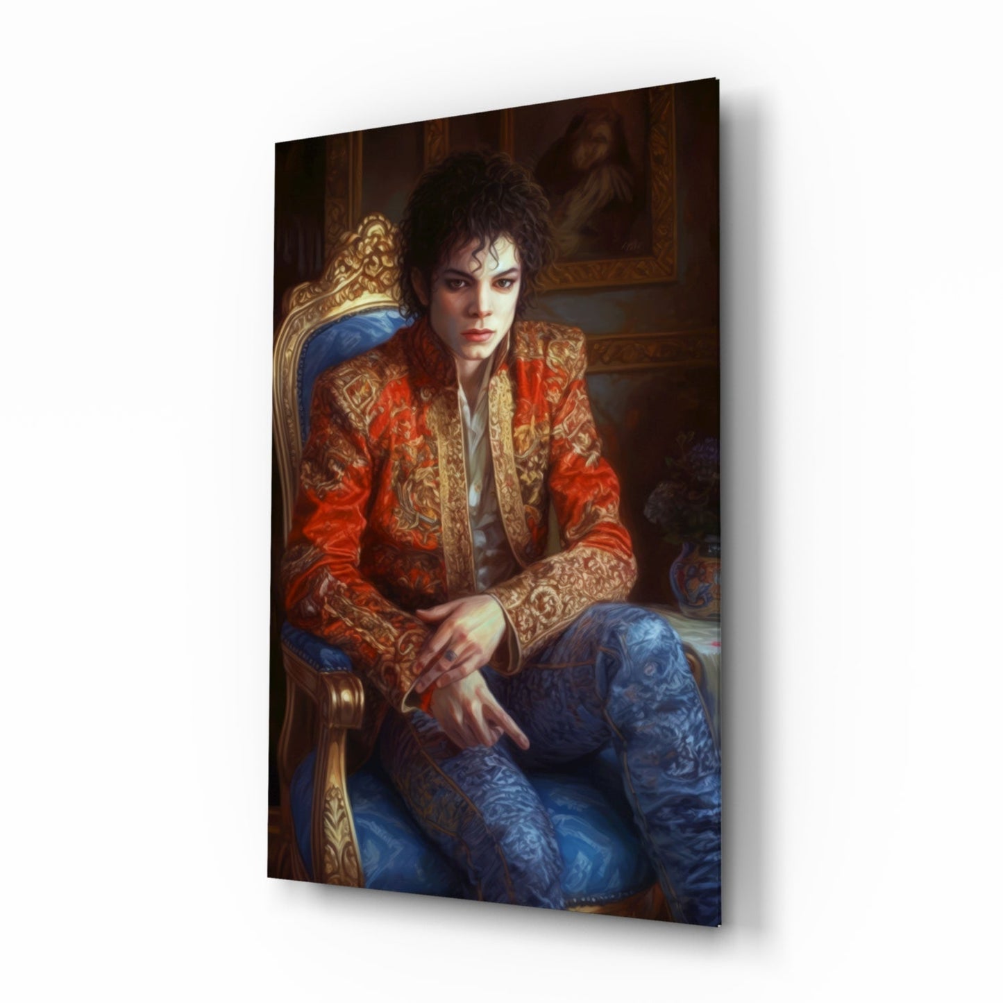 Michael Jackson  Glass Wall Art || Designer Collection