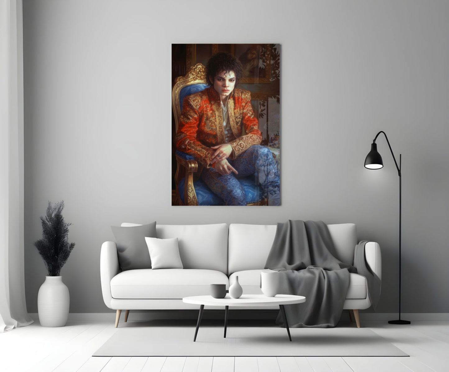 Michael Jackson  Glass Wall Art || Designer Collection