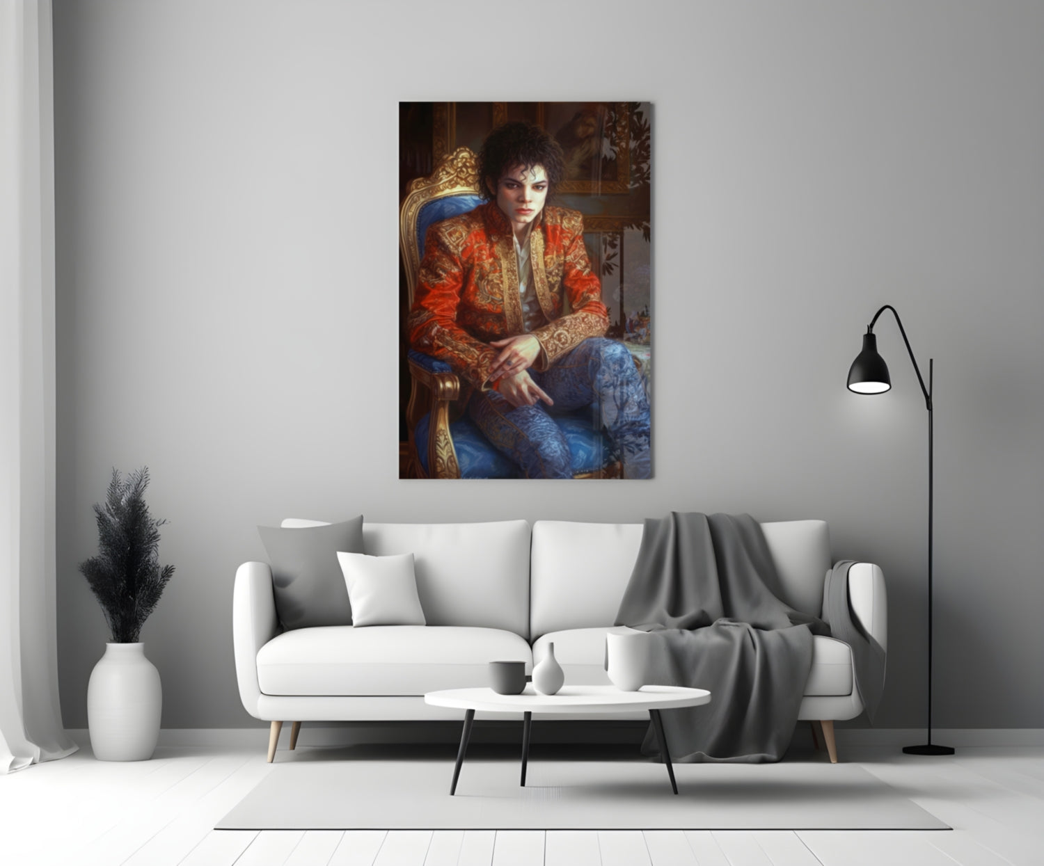 Michael Jackson  Glass Wall Art || Designer Collection