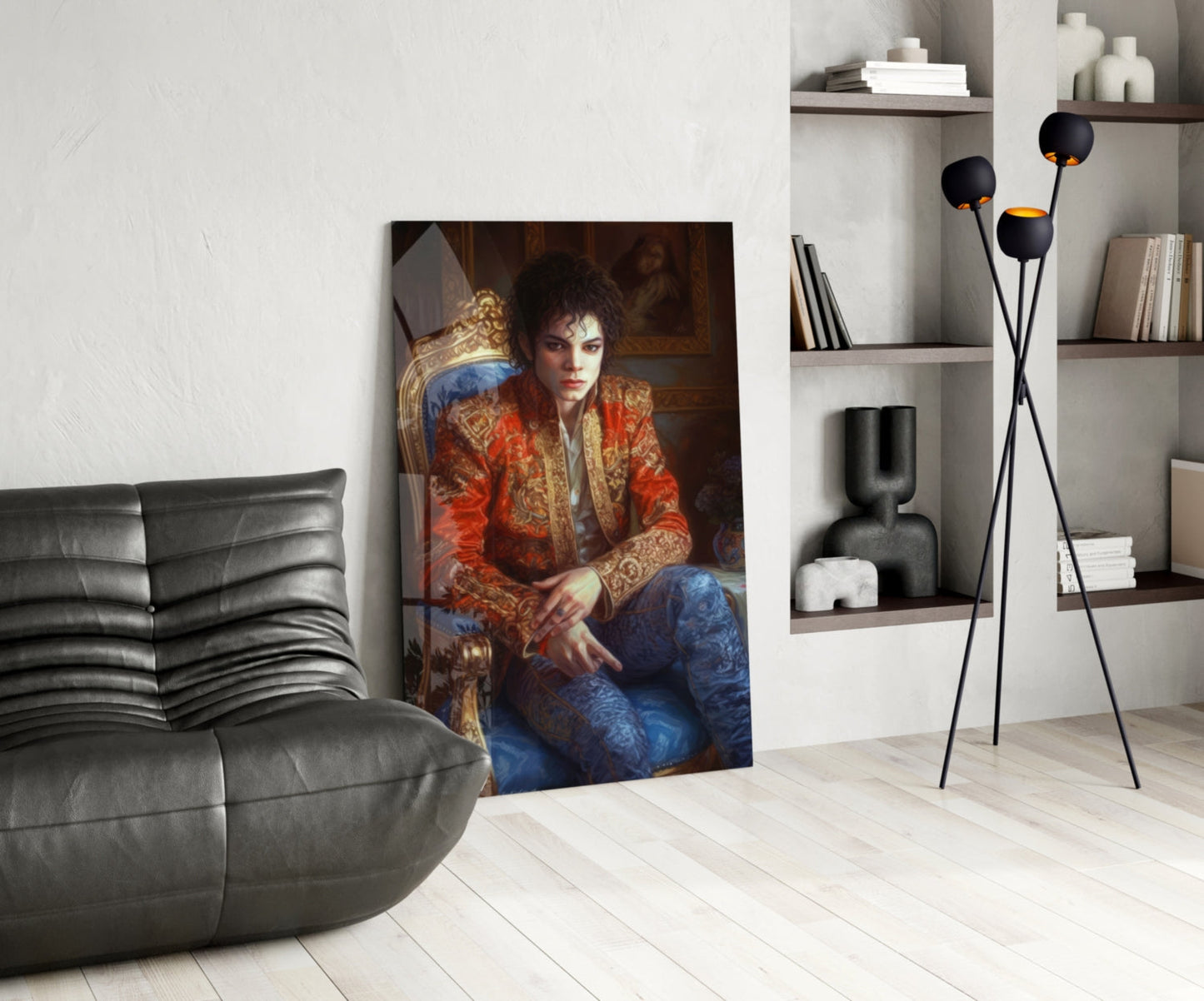 Michael Jackson  Glass Wall Art || Designer Collection