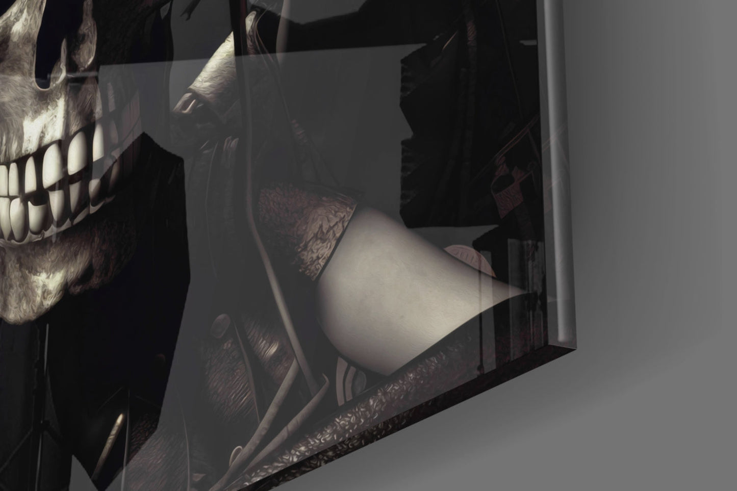 Skull Party Glass Wall Art || Designer's Collection