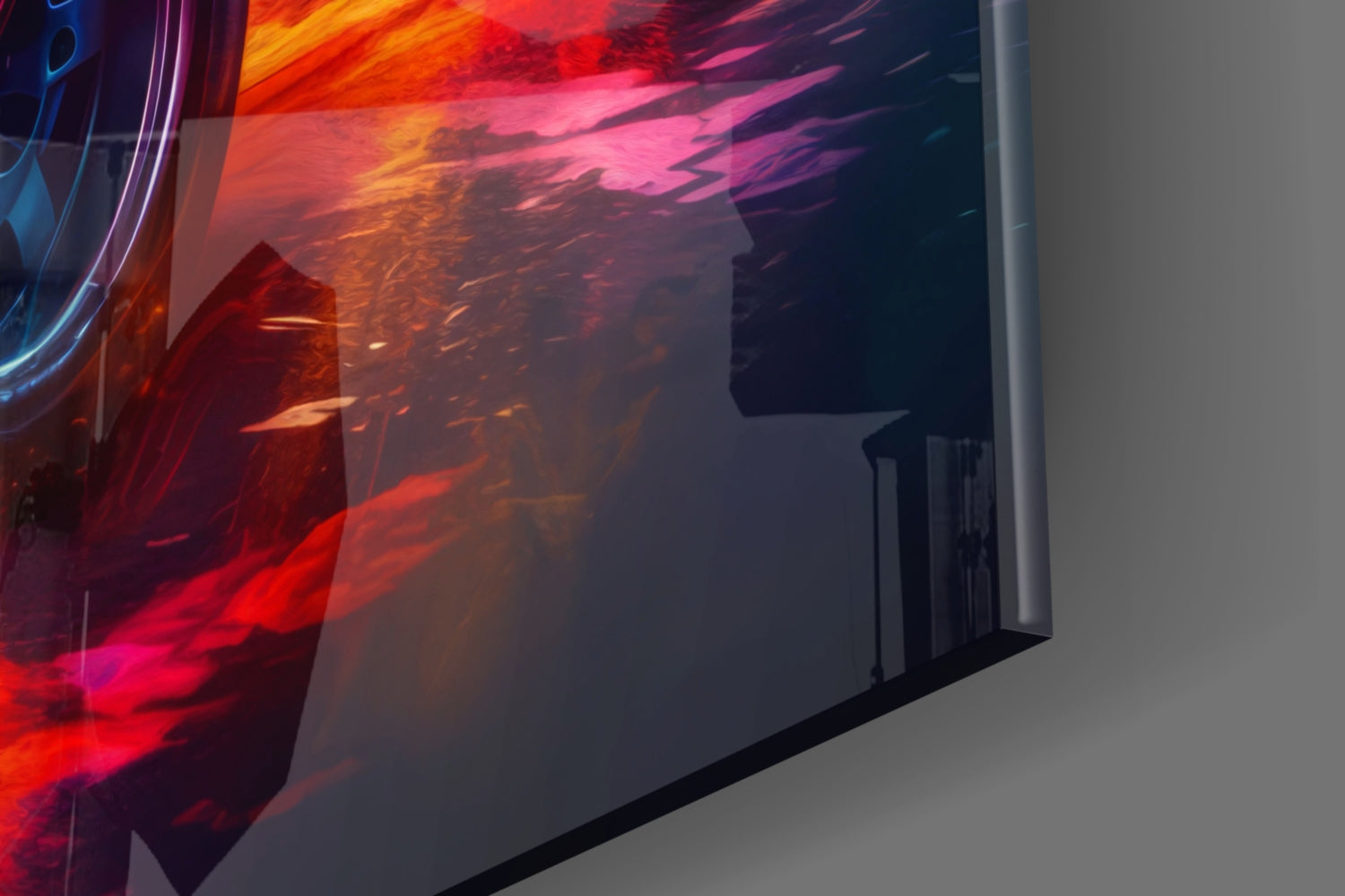 1970 Dodge Challenger  Glass Wall Art || Designer Collection