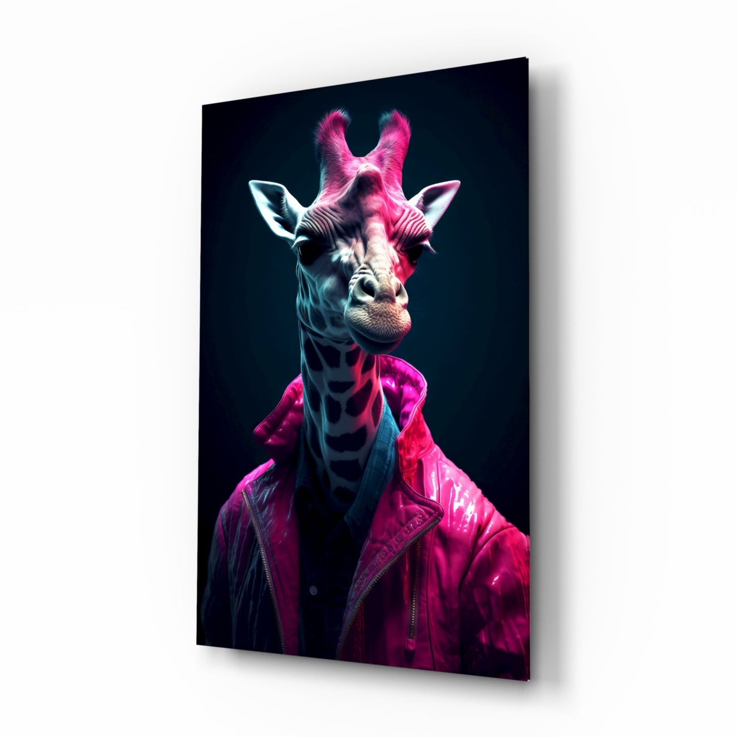 Stylish Giraffe Glass Wall Art || Designer Collection