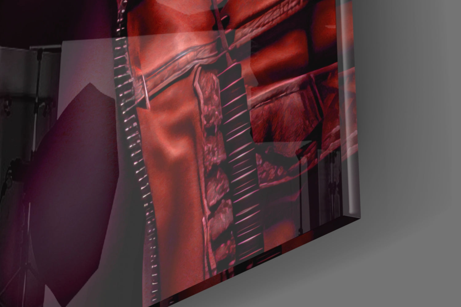 Rebellios Ape  Glass Wall Art || Designer Collection