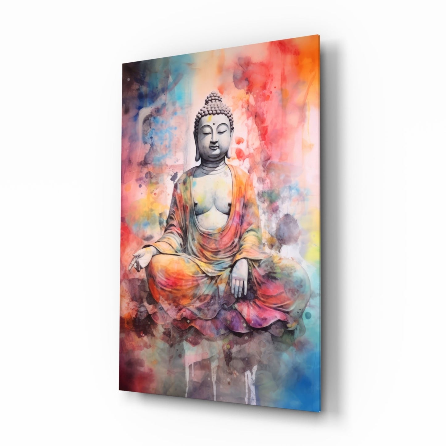Buddha Glass Wall Art || Designer Collection
