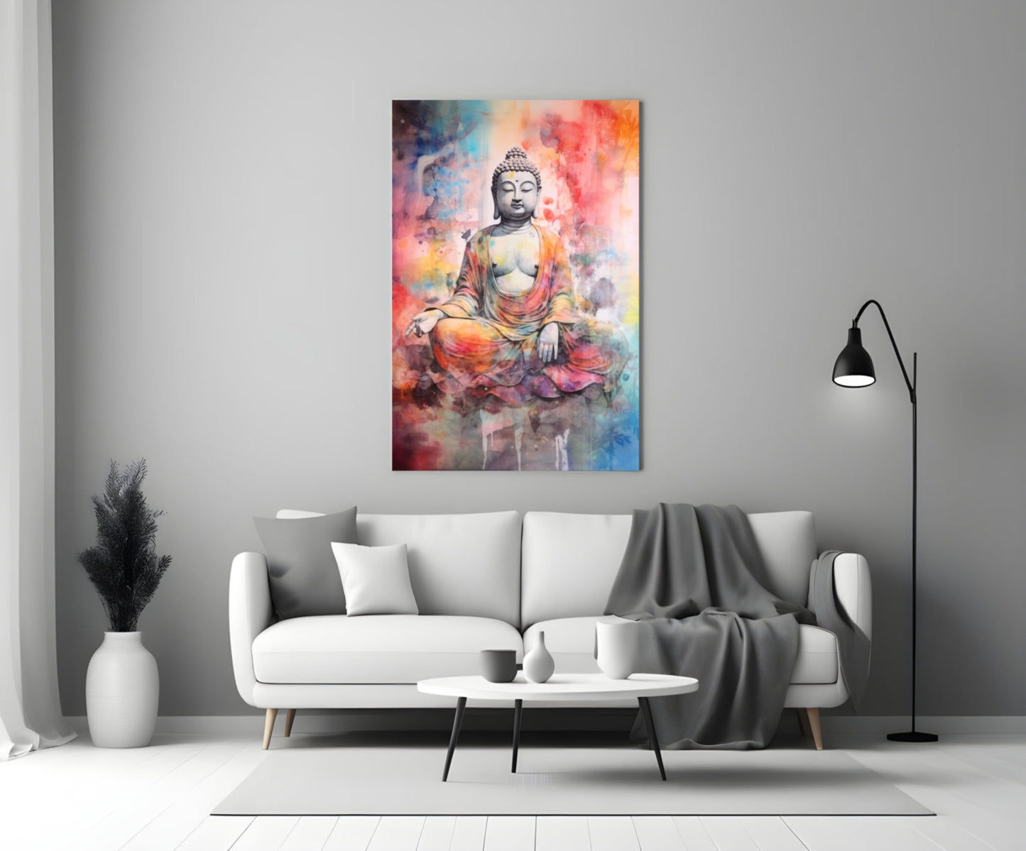 Buddha Glass Wall Art || Designer Collection