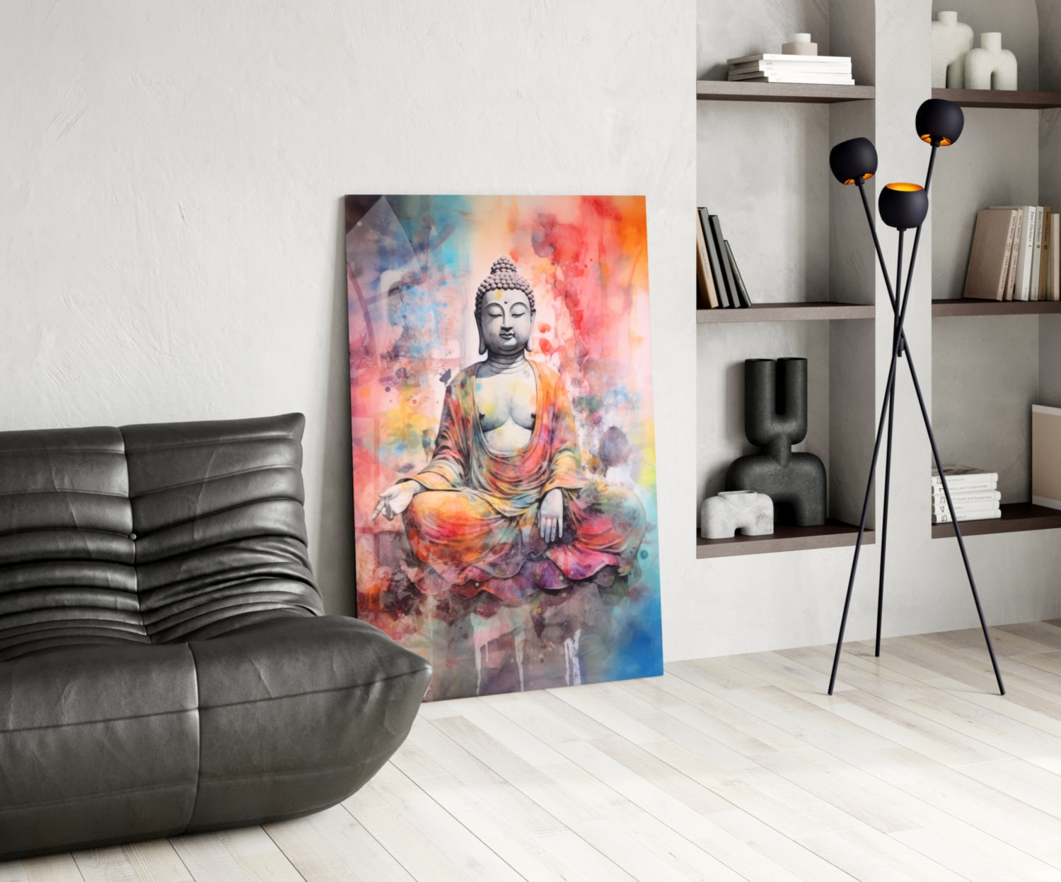 Buddha Glass Wall Art || Designer Collection