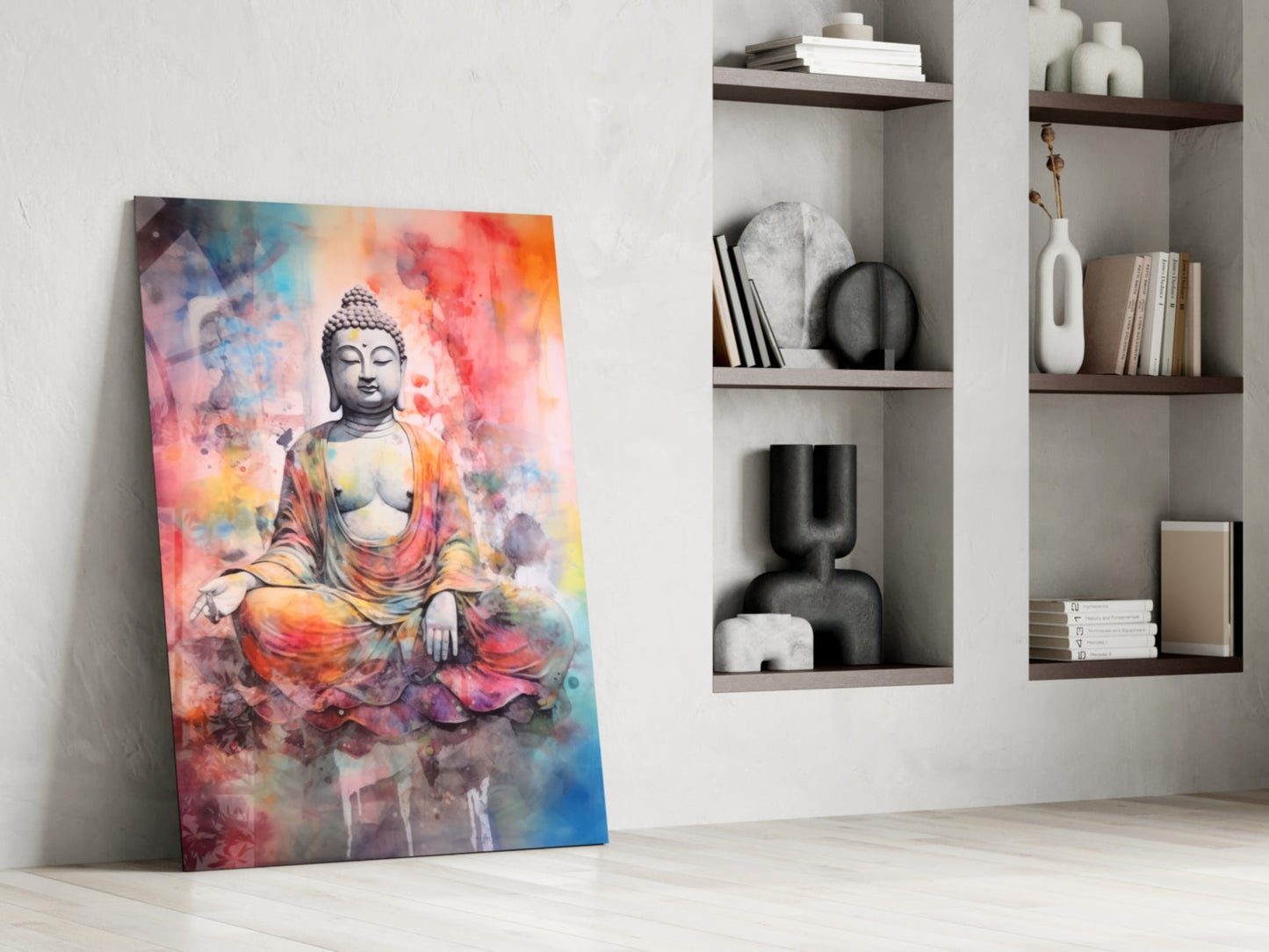 Buddha Glass Wall Art || Designer Collection