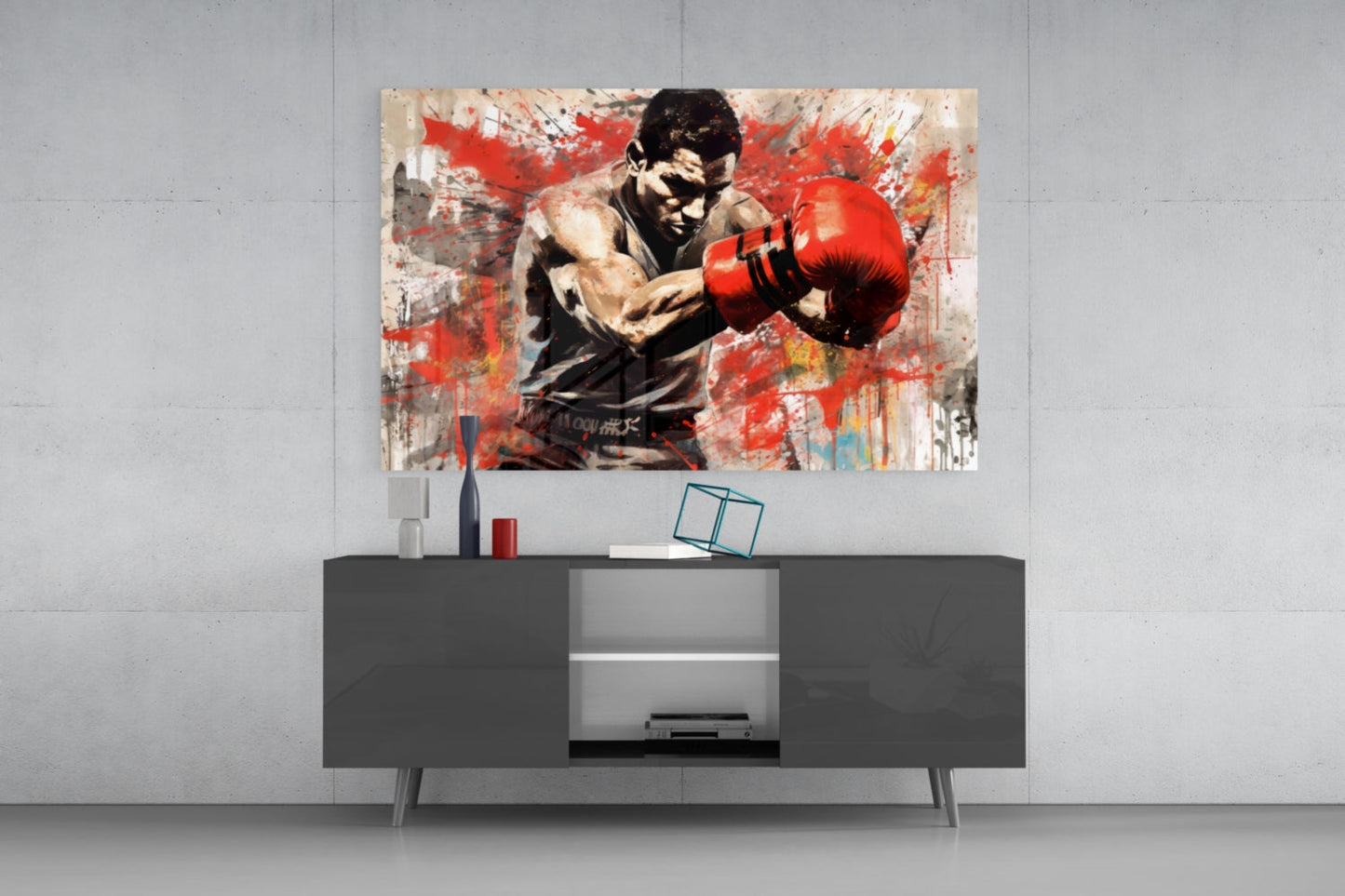 Boxing Glass Wall Art | Designer Collection
