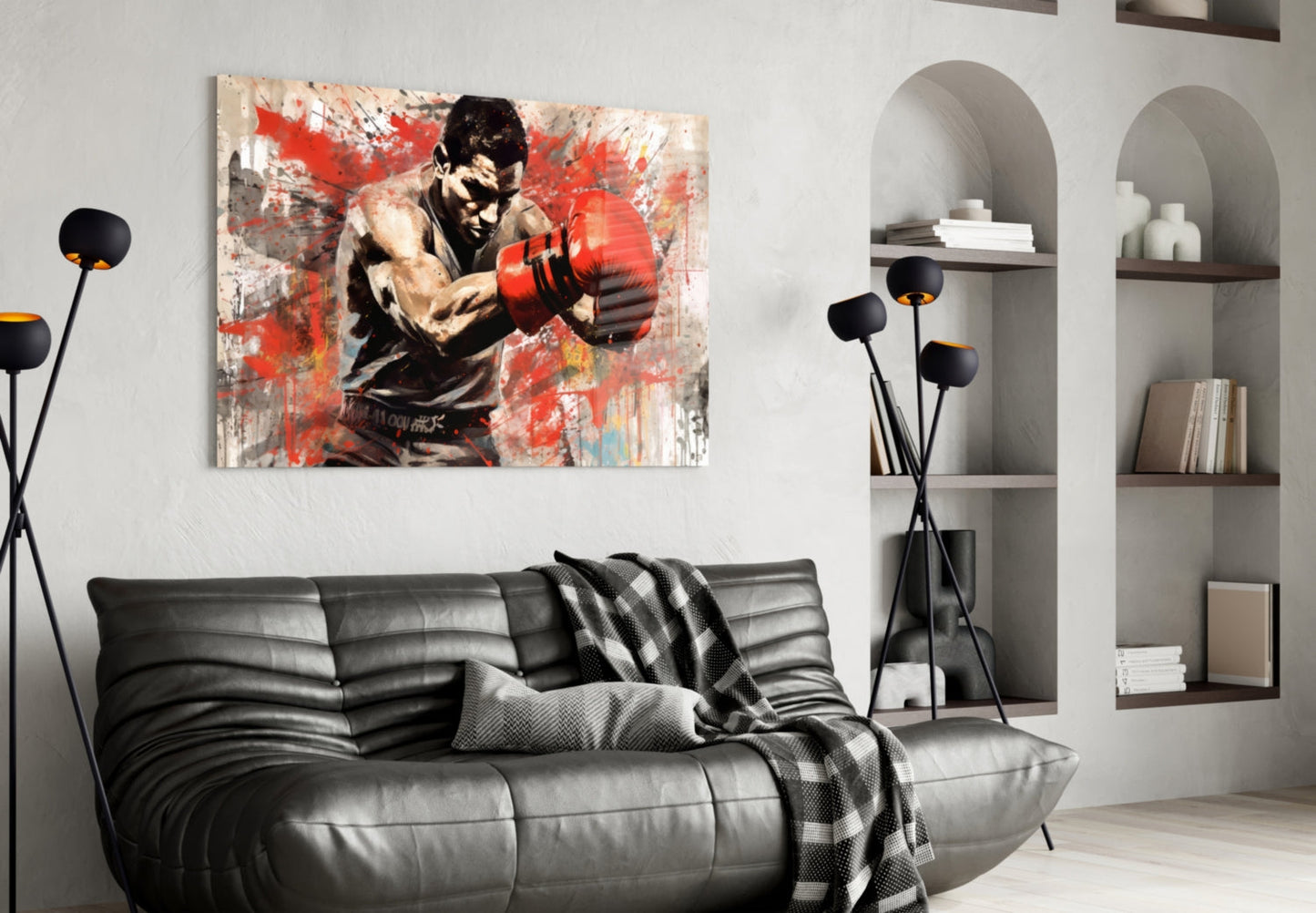 Boxing Glass Wall Art | Designer Collection