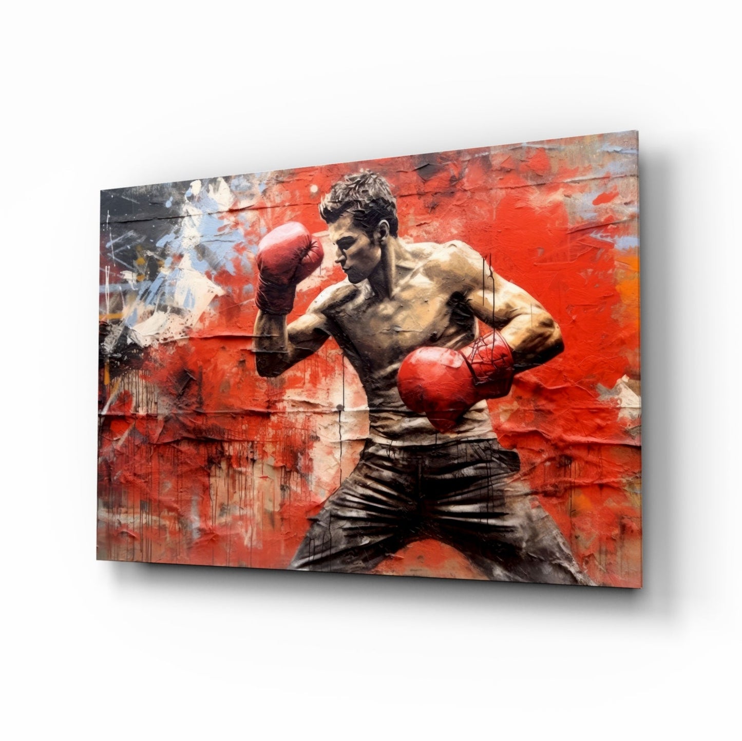 Boxing Glass Wall Art from the Designer Collection