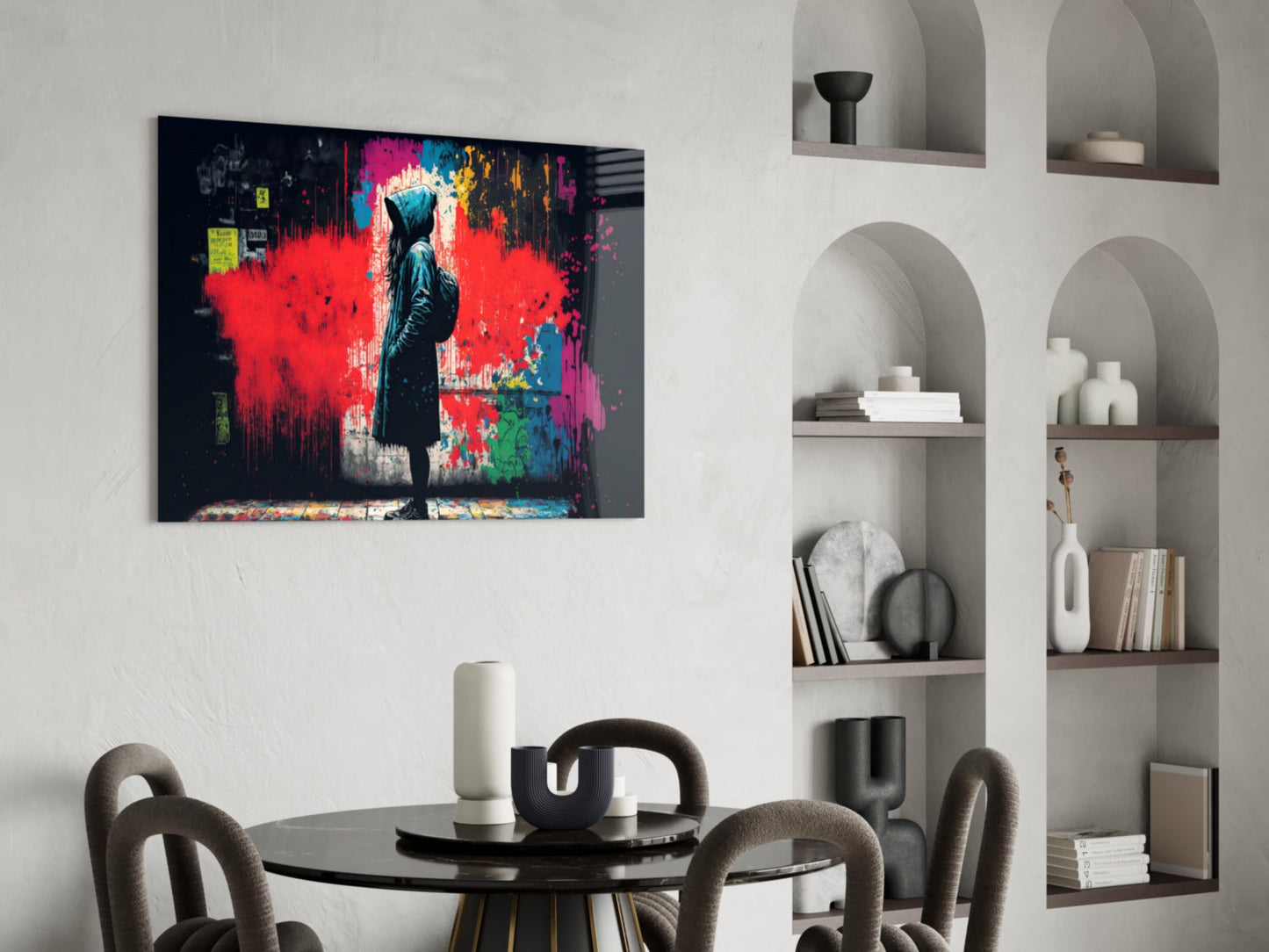 City Music Glass Wall Art|| Designer's Collection