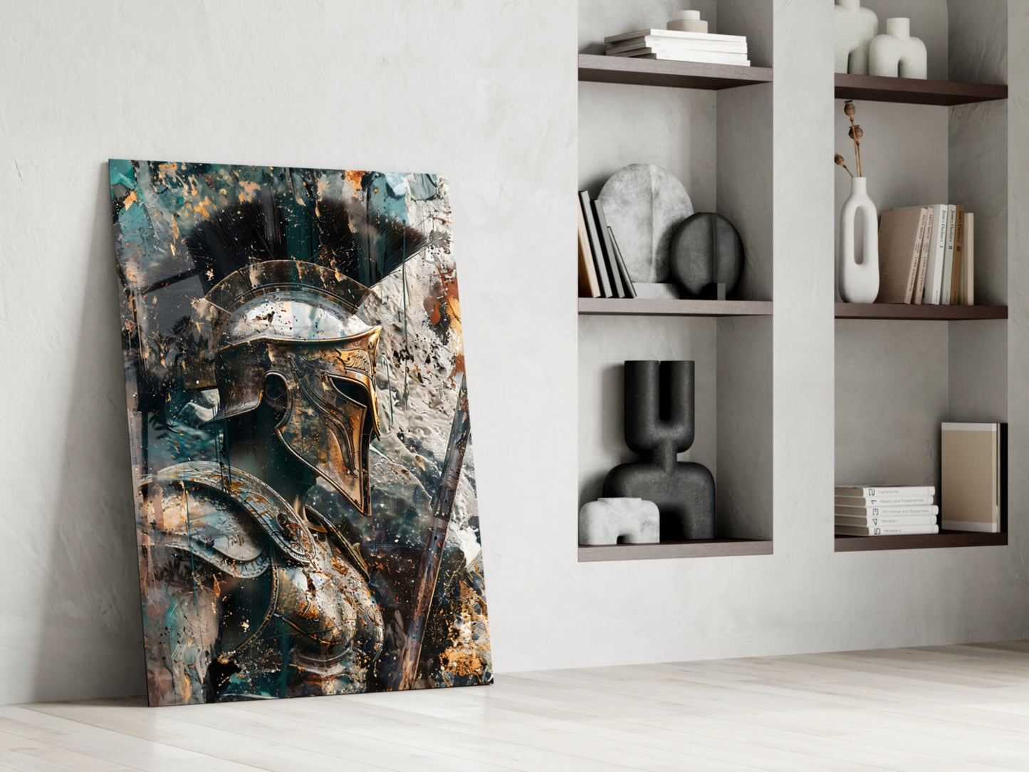 Gladiator Glass Wall Art || Designer Collection