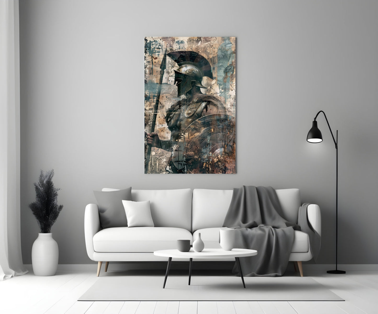 Gladiator Glass Wall Art || Designer Collection