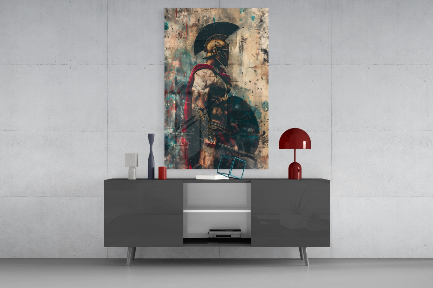 Gladiator Glass Wall Art || Designer Collection
