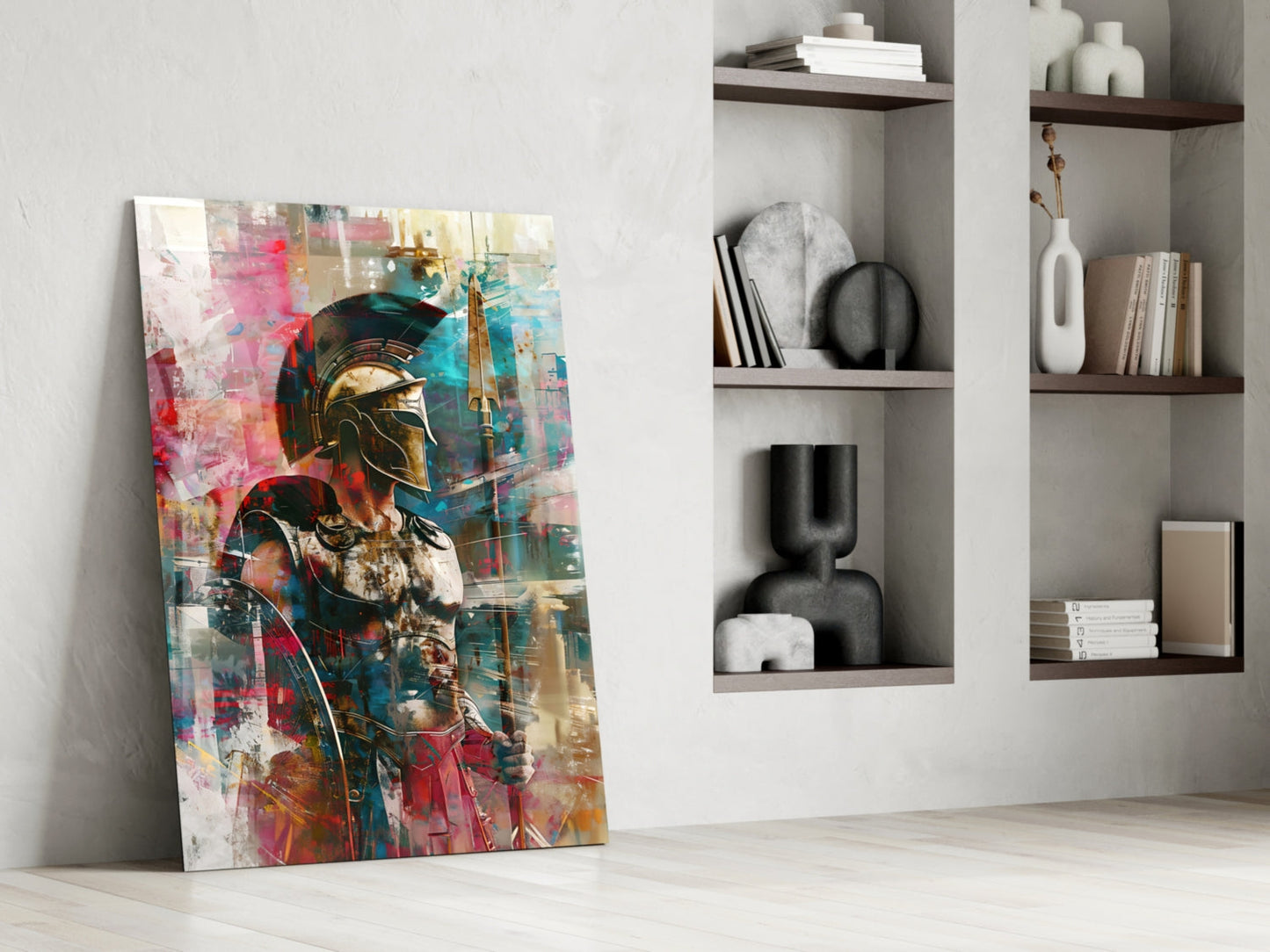 Gladiator Glass Wall Art || Designer Collection