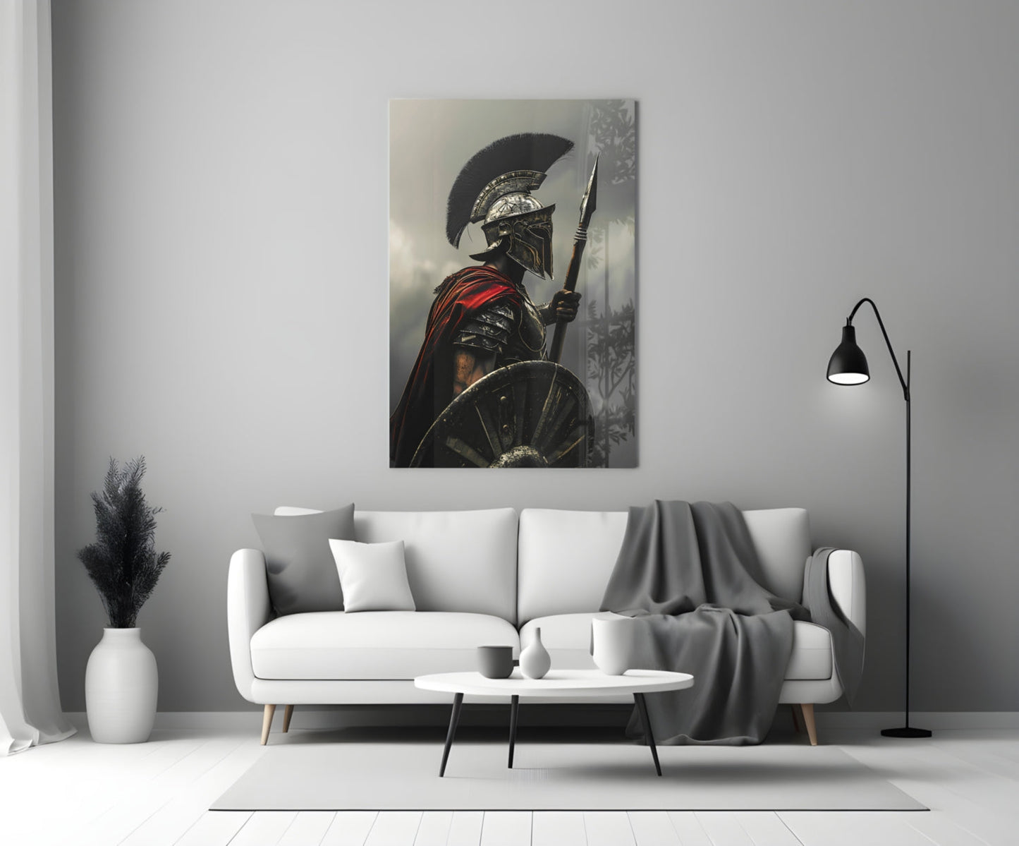 Gladiator Glass Wall Art || Designer Collection